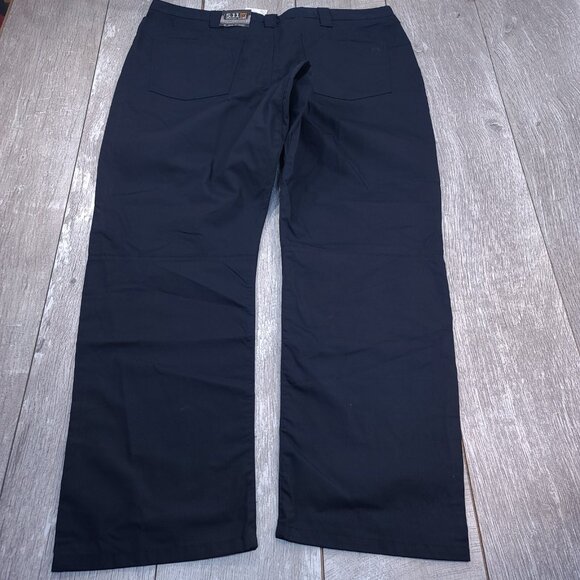 5.11 Tactical Pants Mens 42x32 Navy Taclite Ripstop Jean Cut Mid Rise Straight - Picture 3 of 9